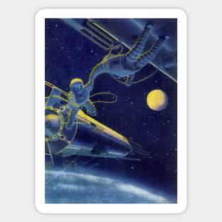 Vintage Science Fiction Sticker